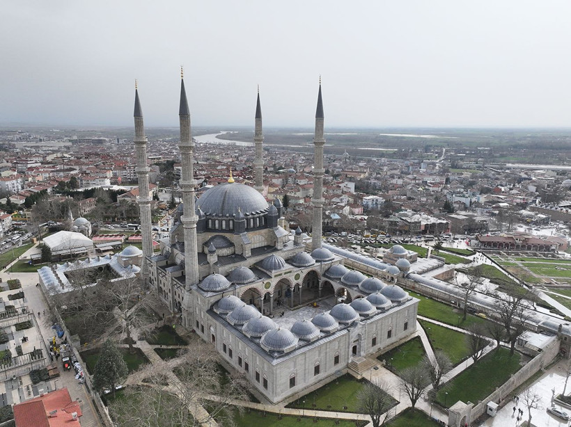 Selimiye Camii Ramazan'a hazır: 450 yıllık eserde restorasyon bitti, ihtişam geri dönüyor - Resim: 19