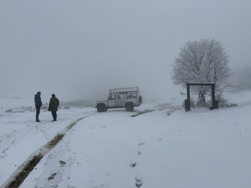 Ganos Dağı beyaza büründü: Ormanlar masal diyarına dönüştü - Resim: 11