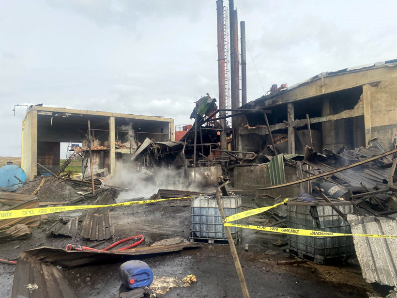 Tekirdağ&rsquo;da kemik tozu fabrikasında patlama: 1 iş&ccedil;i hayatını kaybetti - Resim : 1