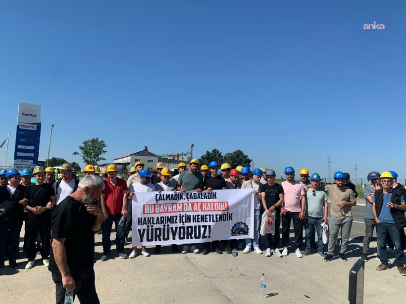 Yeni madenci yürüyüşü başladı: Ödenmeyen haklarını istiyorlar - Resim : 1