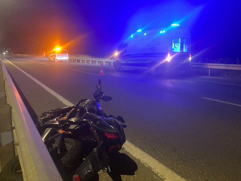 22 yaşındaki motosikletli feci kazada can verdi - Resim : 1
