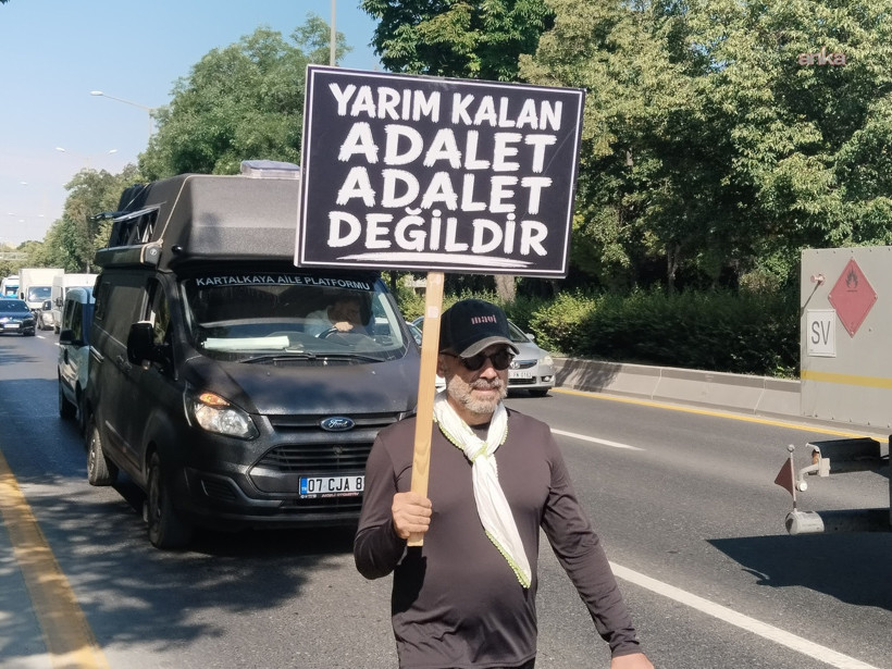 Bolu’dan Ankara’ya adalet yürüyüşü: 78 can için yola çıkıldı, 186 kilometre sonra Ankara’ya ulaşıldı - Resim : 2