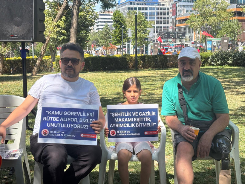 Gaziler Güvenpark'ta nöbette: 