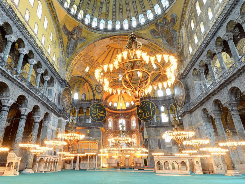 Ayasofya'da tarihi restorasyon: Çelik platform - Resim: 19