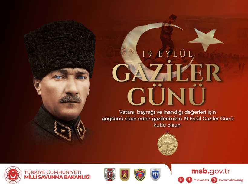 MSB Gazi Mustafa Kemal Atatürk ve tüm kahramanları saygıyla andı - Resim : 2