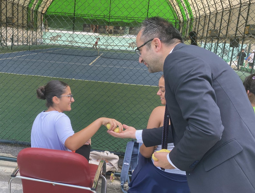 Tenis turnuvası kayısıyla tatlandı: 171 sporcu Iğdır misafir edildi - Resim: 4