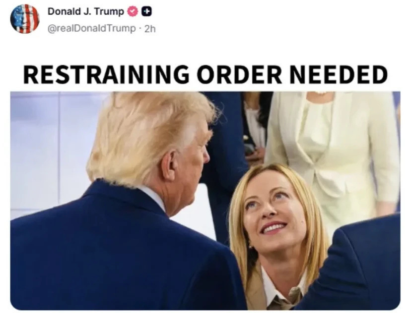Trump'tan Meloni'yi çıldırtacak paylaşım: