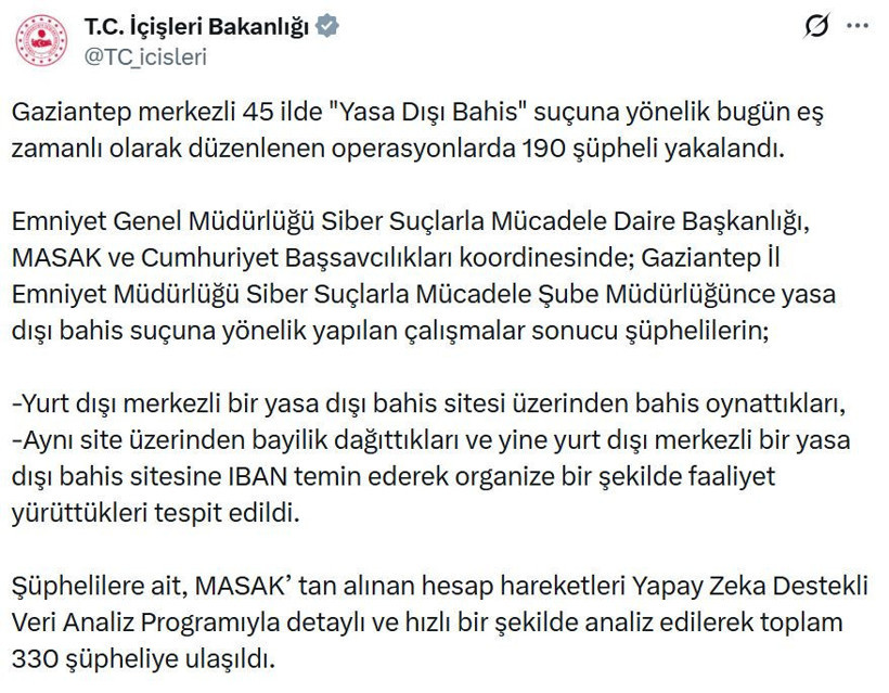 Cumhuriyet tarihinin en büyük operasyonu: Polis bahis şebekesini bir bir deşifre etti: Çok sayıda kişi gözaltı alındı - Resim : 4