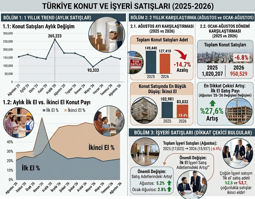 Konutta peşin satış düşüyor, kredili satış yavaşlıyor - Resim : 1