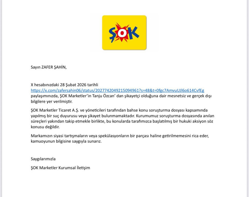ŞOK Market'ten ilk Tanju Özcan açıklaması: Şikayetçi oldular mı? - Resim : 1