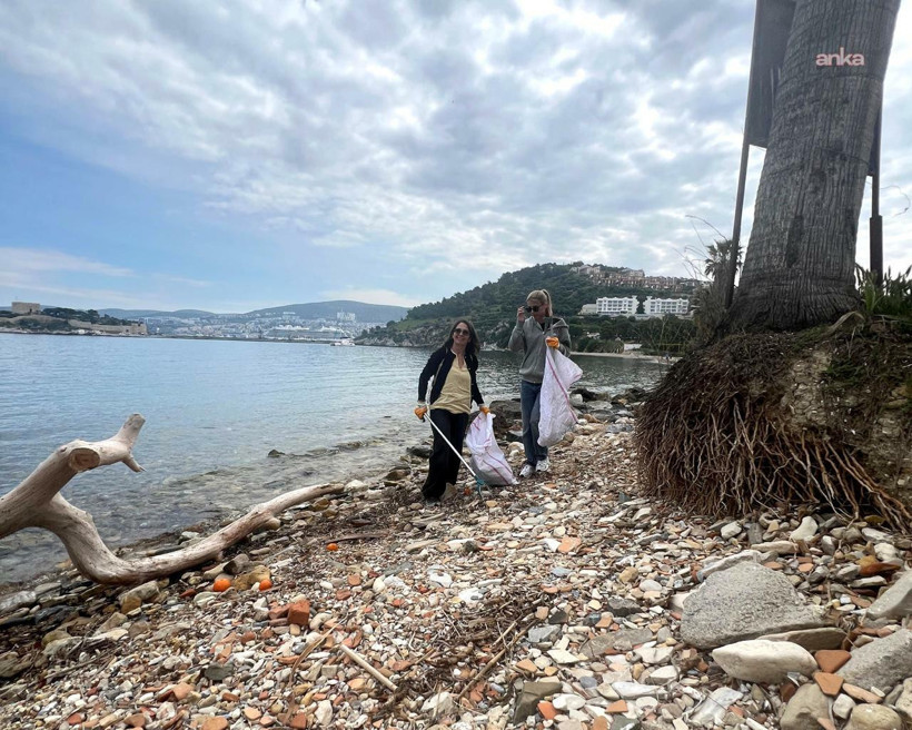 Kuşadası’nda Dünya Günü Temizliği: Kıyılardan 200 Kilo Atık Çıktı - Resim : 2