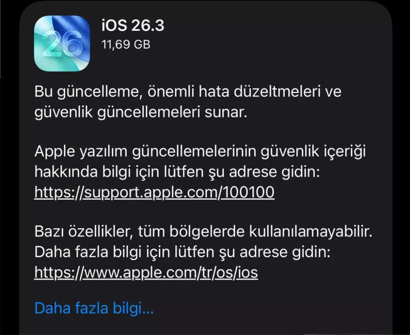 iPhone kullanıcılarına müjde: iOS 26.3 resmen yayınlandı - Resim: 2