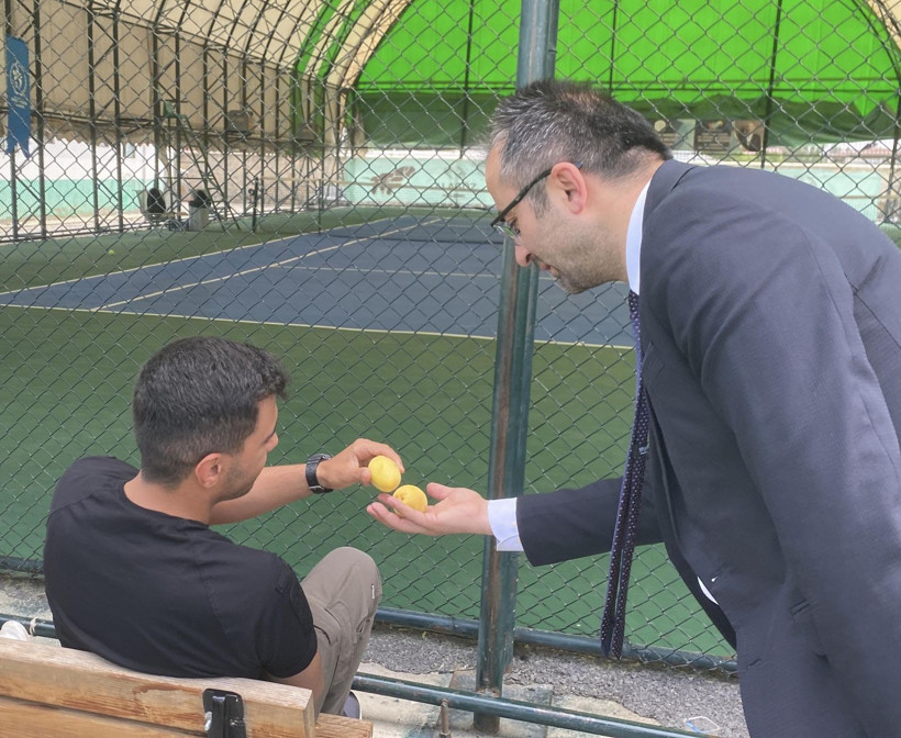 Tenis turnuvası kayısıyla tatlandı: 171 sporcu Iğdır misafir edildi - Resim: 5