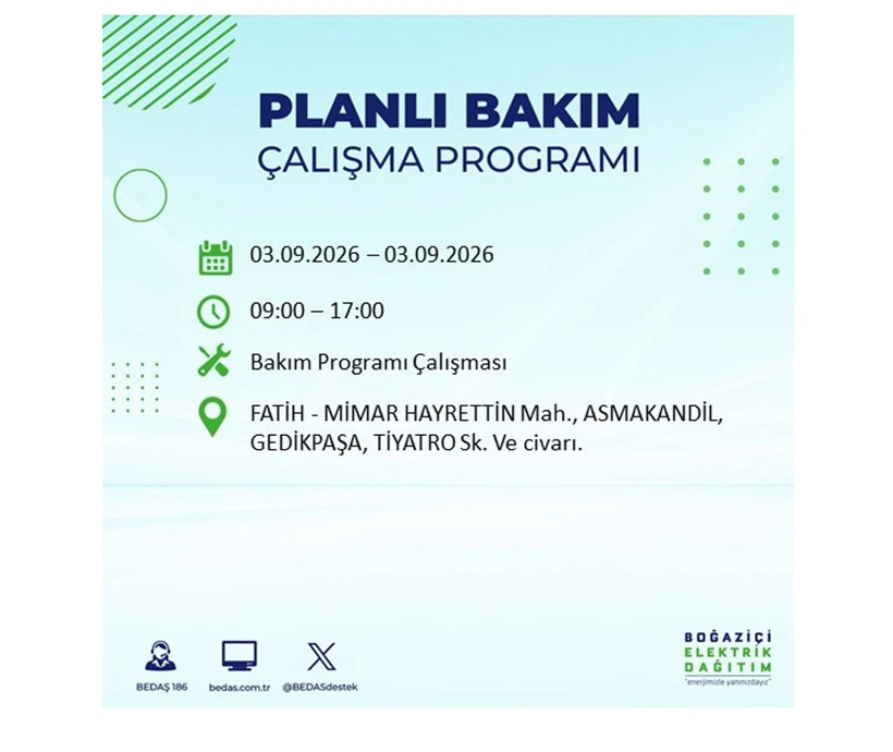 BEDAŞ duyurdu: İstanbul’da büyük elektrik kesintisi... İşte kesintinin yaşanacağı yerler - Resim: 7