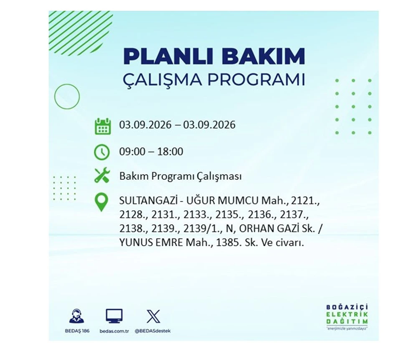 BEDAŞ duyurdu: İstanbul’da büyük elektrik kesintisi... İşte kesintinin yaşanacağı yerler - Resim: 13