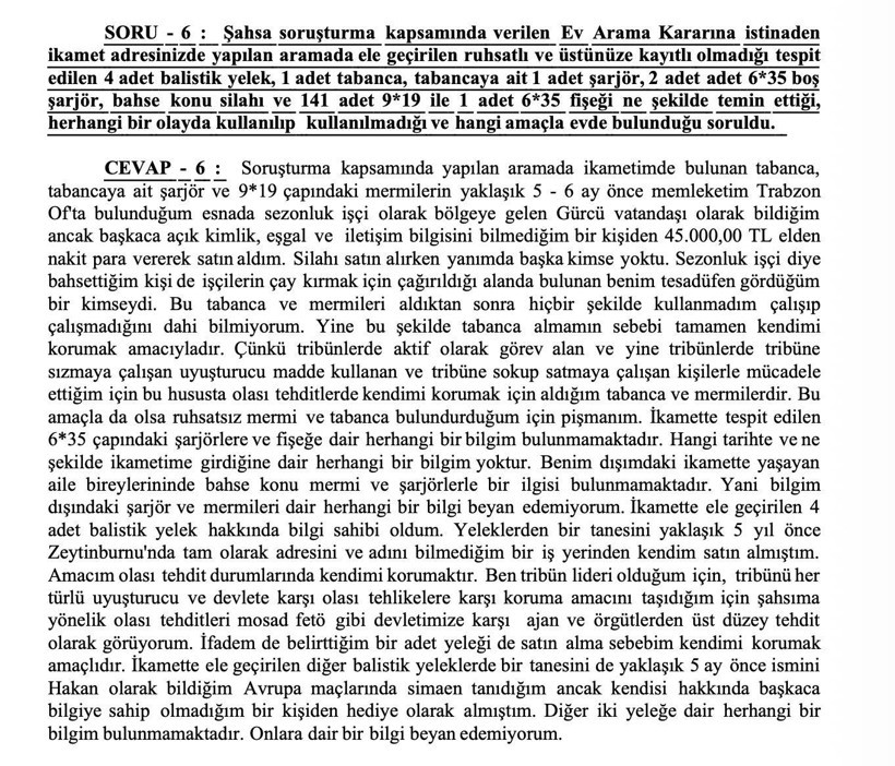 UltrAslan lideri Sebahattin Şirin'in ifadesi ortaya çıktı: Öcalan sözleri için ne dedi? - Resim : 2
