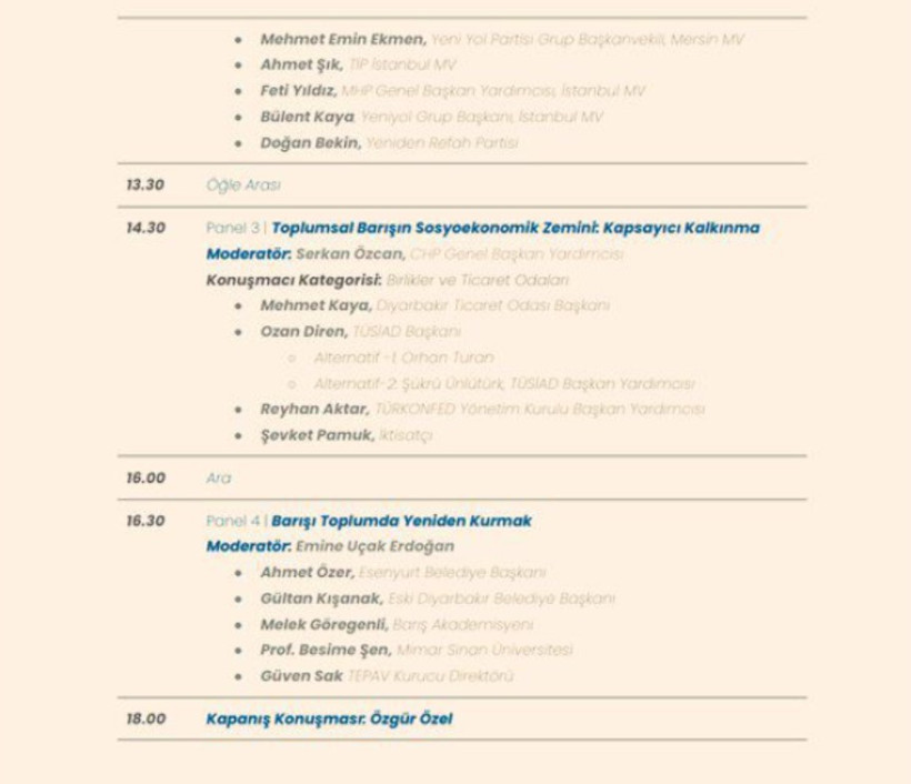 CHP’nin çözüm süreci konferansında Feti Yıldız ayrıntısı - Resim : 1