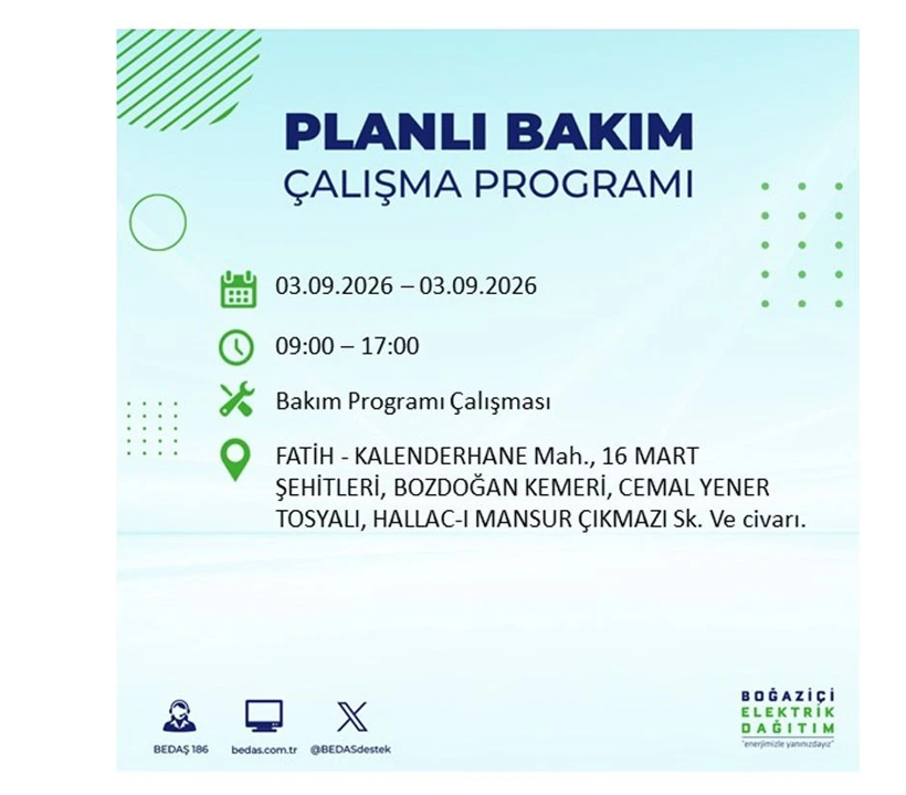 BEDAŞ duyurdu: İstanbul’da büyük elektrik kesintisi... İşte kesintinin yaşanacağı yerler - Resim: 8