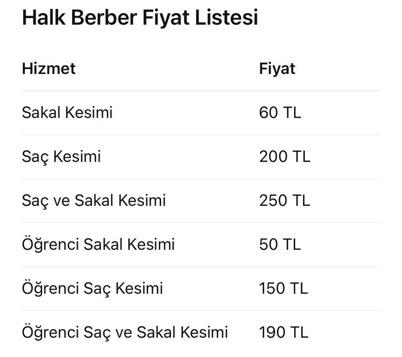 Emeklilere ve öğrencilere uygun fiyatlı tıraş: CHP’li belediye 'Halk Berberi' açtı - Resim : 1