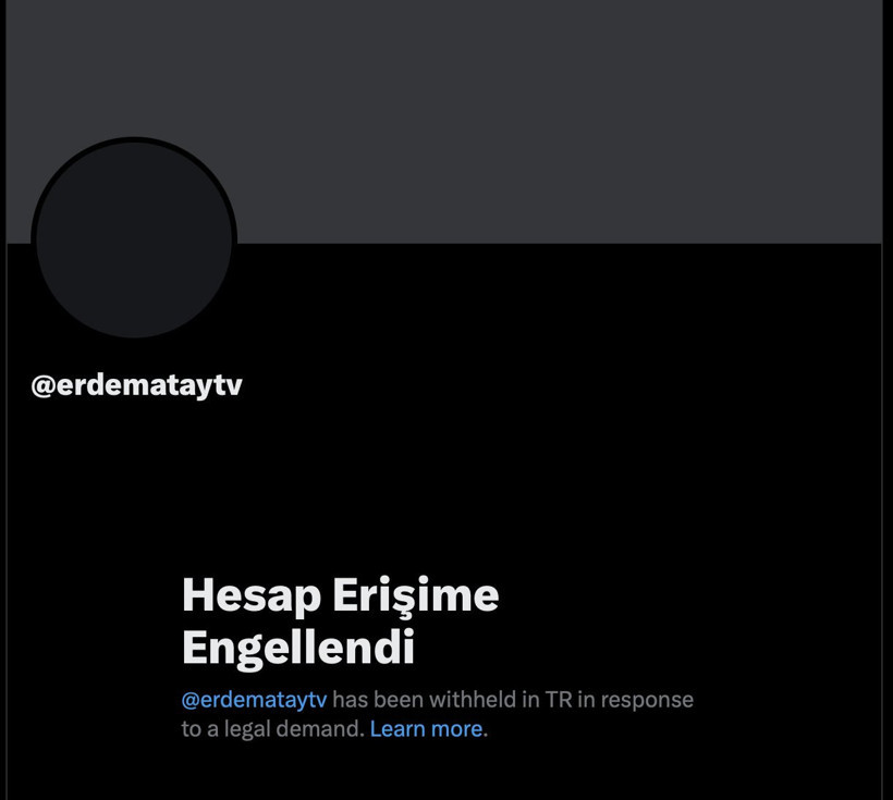 Erdem Atay duyurdu: Hesabının Türkiye’den erişimi engellendi - Resim : 1