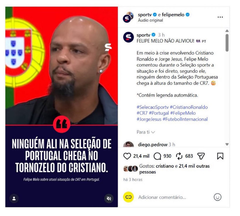 Ronaldo eski Galatasaraylı yıldızın yorumunu beğendi: Ortalık karıştı - Resim : 4