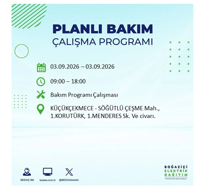 BEDAŞ duyurdu: İstanbul’da büyük elektrik kesintisi... İşte kesintinin yaşanacağı yerler - Resim: 9