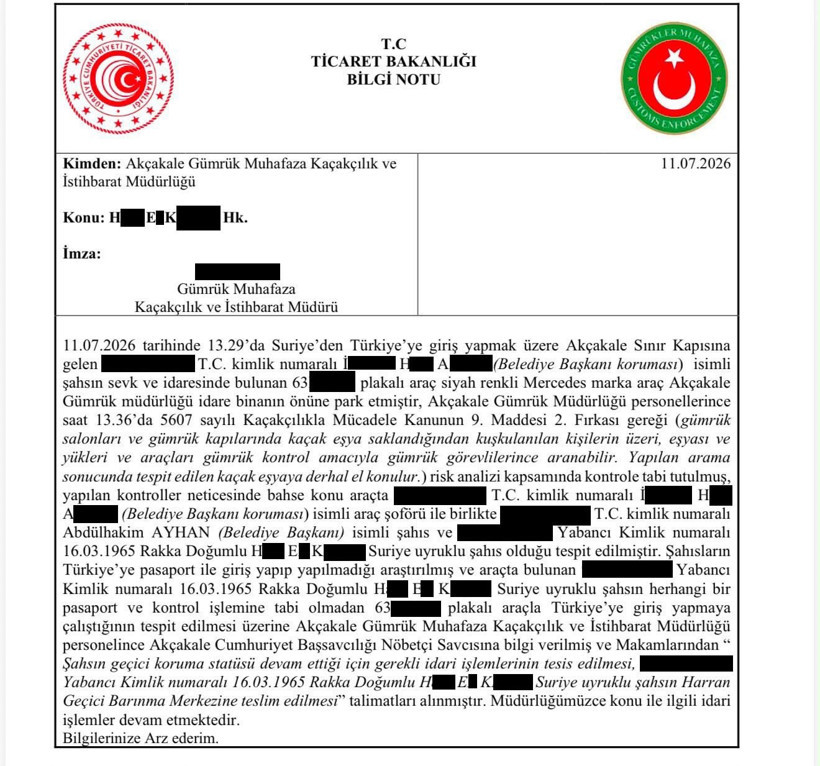 AK Partili belediye başkanının makam aracından kaçak Suriyeli çıktı - Resim : 1