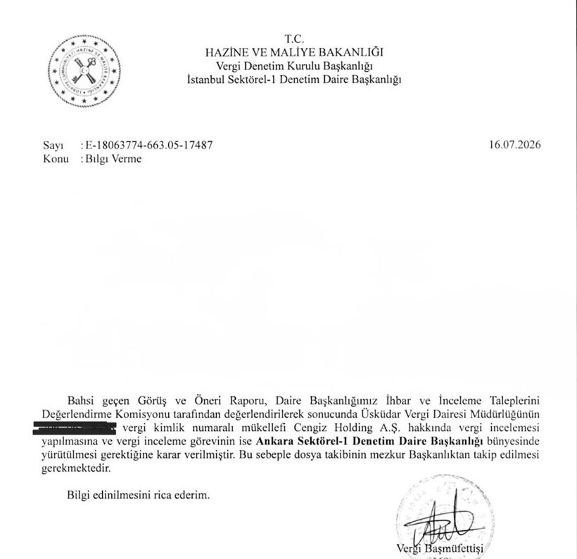 Cengiz Holding'e vergi incelemesinde ani karar: Denetim yetkisi İstanbul'dan Ankara'ya kaydırıldı - Resim : 2