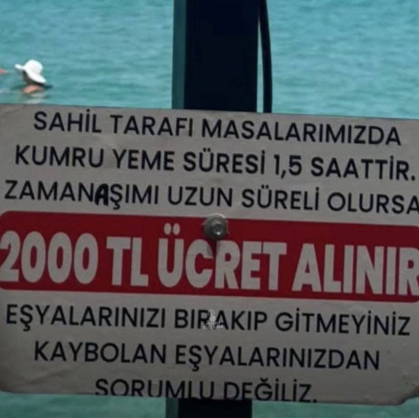 Çeşme'de kumrucuya tepki yağdı: 1,5 saati aşana 2 bin TL ücret - Resim : 1
