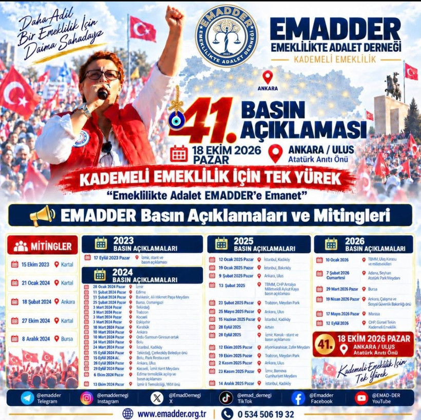 EMADDER’den ’41 kere maşallah’ dedirtecek miting: Şatafatlı masalar değil, yasa istiyoruz - Resim : 1