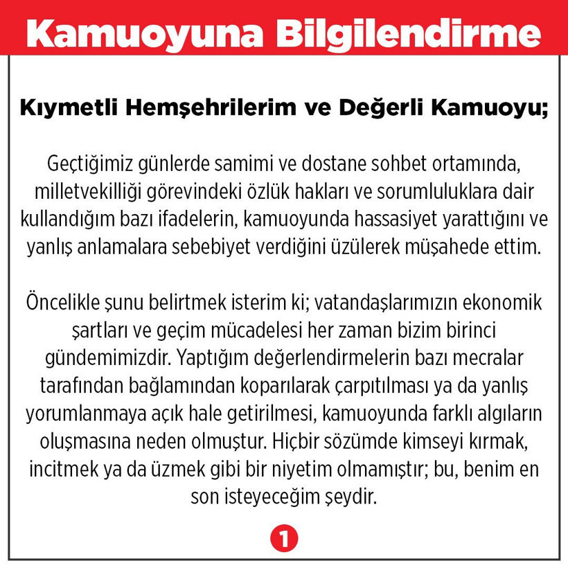 Tepkilerin odağındaki AKP'li vekil bu kez geri adım attı: Yanlış anlaşıldım - Resim : 2