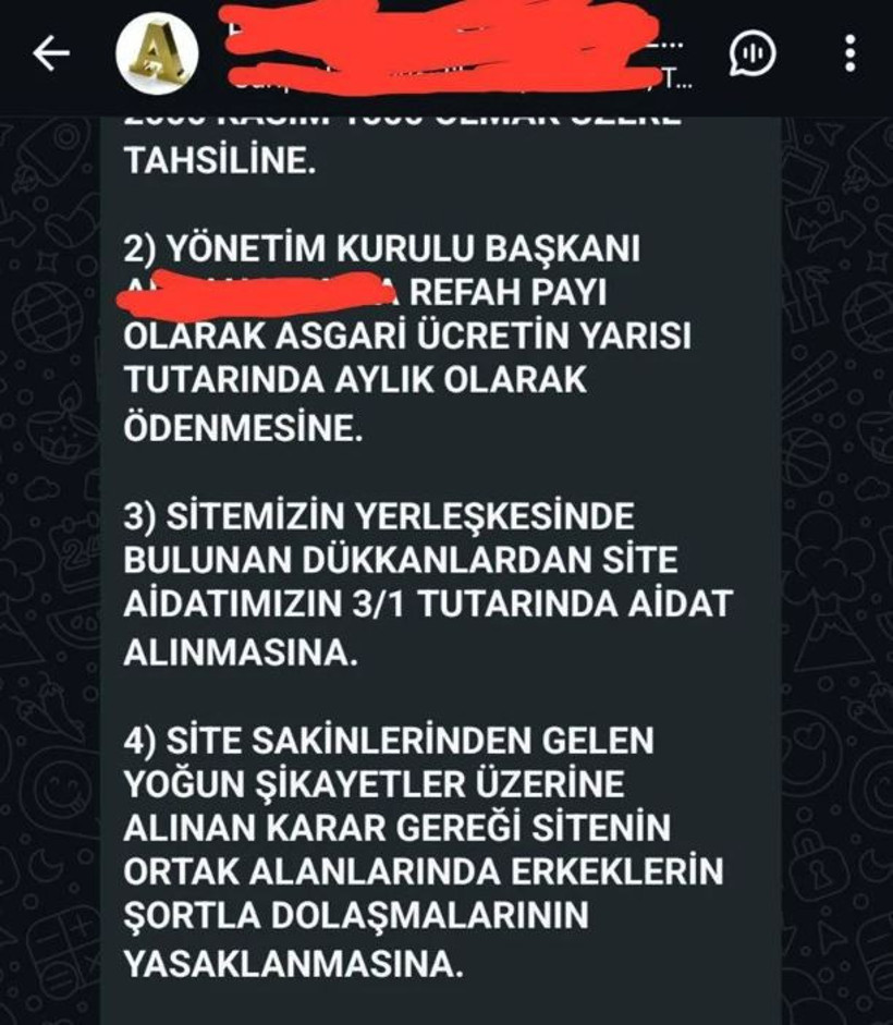 Batman’daki bir sitede erkeklere şort yasağı geldi - Resim : 1