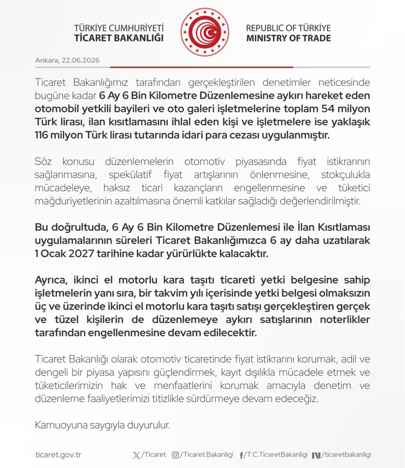 İkinci el araç satışlarında yeni gelişme: Süre uzatıldı - Resim : 1