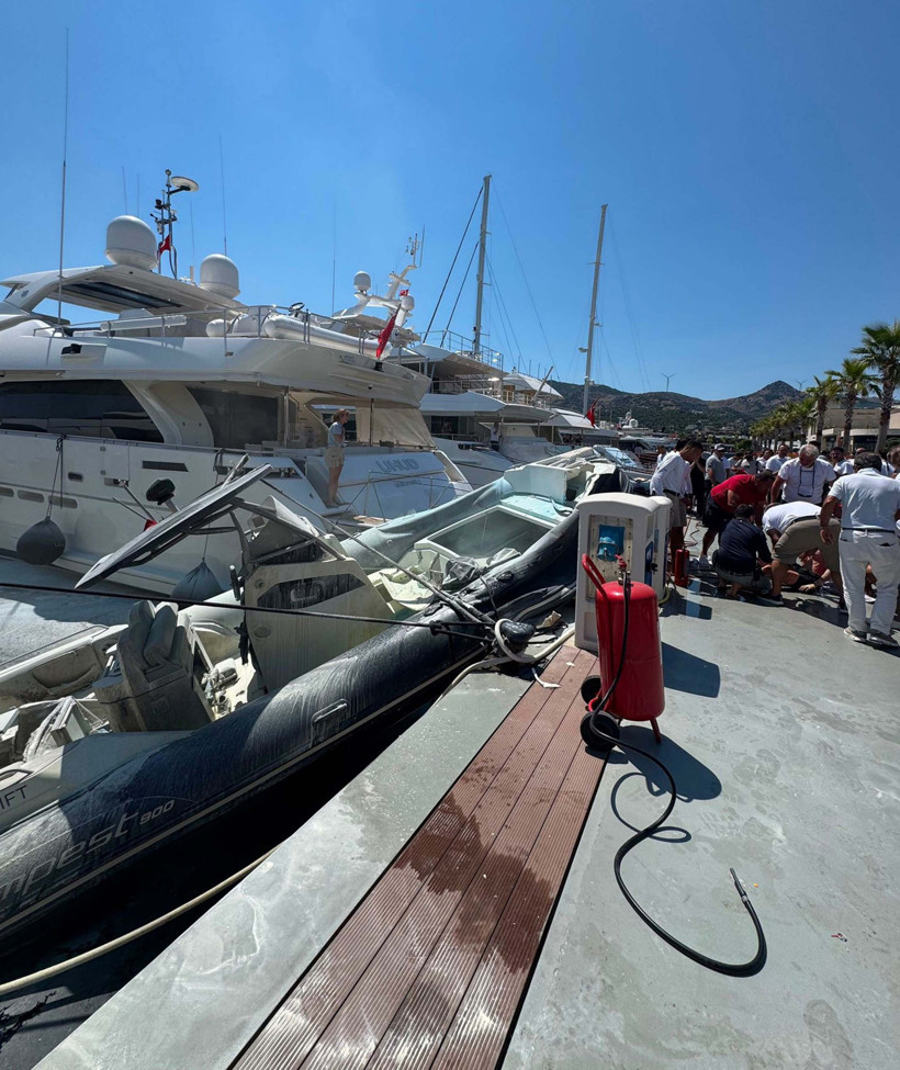 Bodrum'daki lüks marinada dehşet dolu anlar - Resim : 1