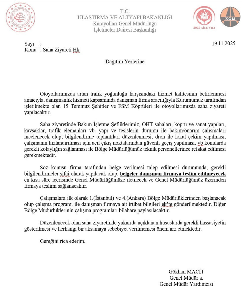 K&ouml;pr&uuml;lerin &ouml;zelleştirilmesine ilişkin iki belge ortaya &ccedil;ıktı: &Ouml;zg&uuml;r &Ouml;zel a&ccedil;ıklamıştı - Resim : 2