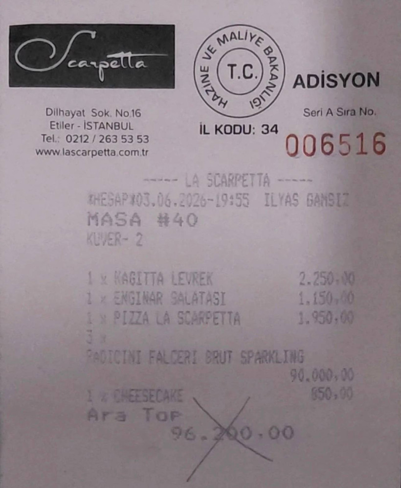 Etiler'de turiste hesap şoku: 96 bin 200 TL hesap çıkardılar - Resim : 1