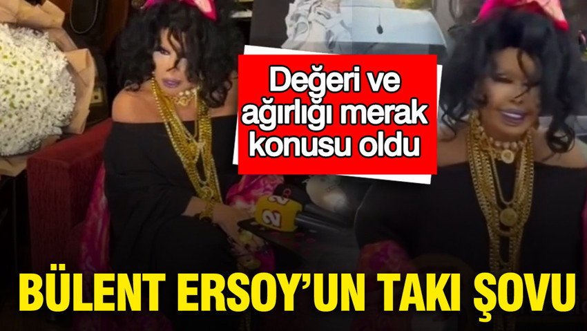 Bülent Ersoy’un takı şovu: Değeri ve ağırlığı merak konusu oldu