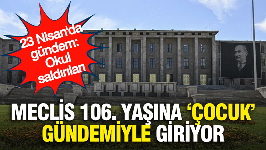 Meclis 106. yaşında 'Çocuk' gündemi ile toplanıyor: Kahramanmaraş ve Şanlıurfa saldırıları konuşulacak