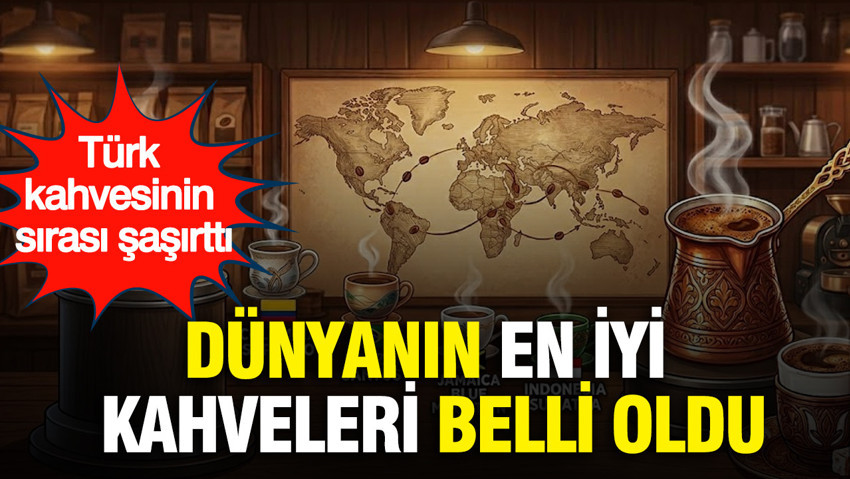 Dünyanın en iyi kahveleri belli oldu: Türk kahvesinin sırası şaşırttı
