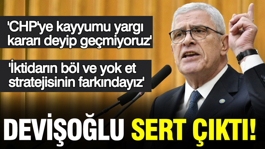 Müsavat Dervişoğlu: CHP'nin başına kayyum atanmasını yargı kararı deyip geçmiyoruz