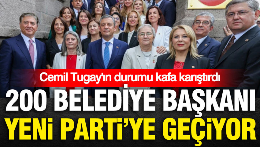 Özgür Özel açıkladı: Cemil Tugay'ın durumu belli değil, 200'den fazla belediye YENİ Parti'ye geçiyor
