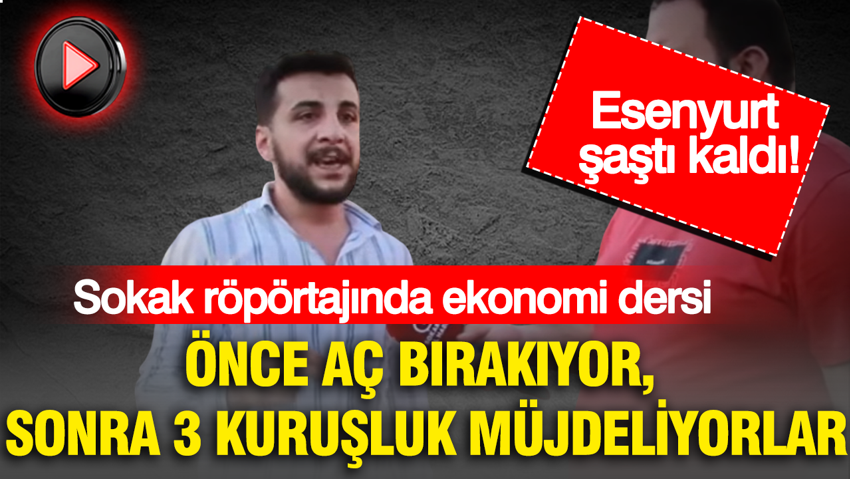 Vatandaşın ekonomi isyanı: Önce aç bırakıyorlar, sonra 3 kuruşla müjdeliyorlar
