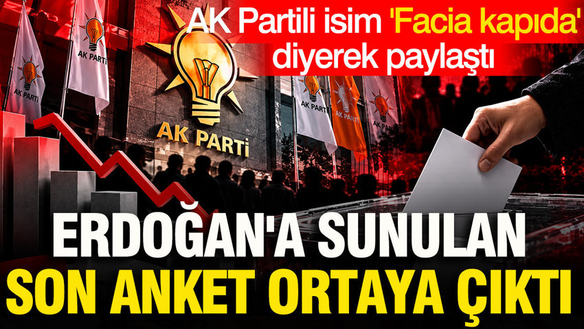 Erdoğan'a sunulan son anket ortaya çıktı: AK Parti'de büyük oy kaybı