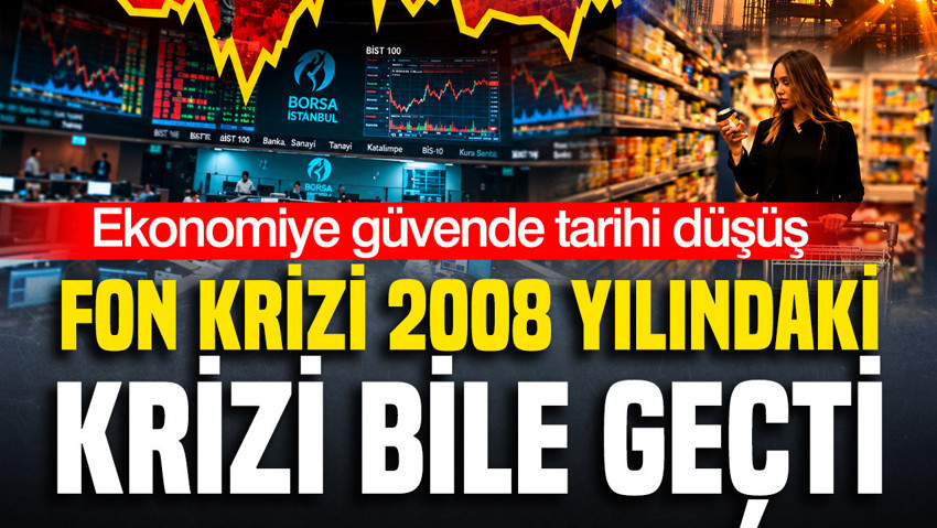 Fon krizi ekonomiye güveni vurdu: Tüketici Güven Endeksi eylülde yüzde 7,7 düştü
