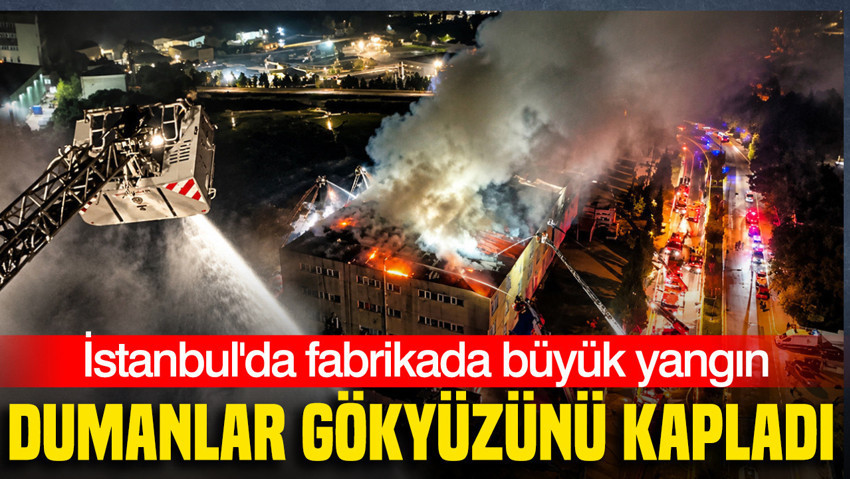 Tuzla’da ayakkabı fabrikasının çatı katında yangın: Ekipler müdahale ediyor