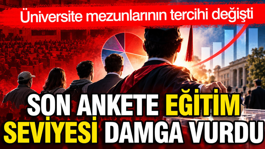 Özdemir Araştırma eğitim seviyesine göre seçmen tercihlerini araştırdı