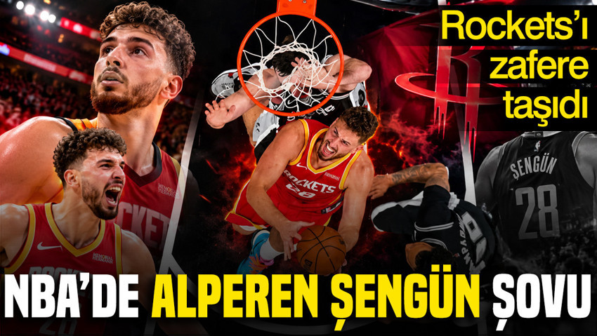 Alperen Şengün 29 sayı attı: Houston Rockets, Spurs’ü 114-110 yendi