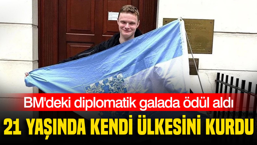 21 yaşında kendi ülkesini kurdu: BM'deki diplomatik galada ödül aldı