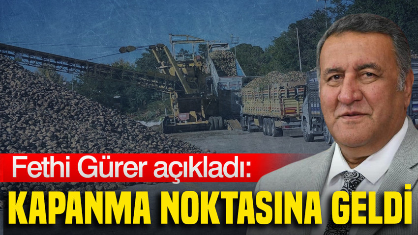 CHP’li Fethi Gürer: Suluova Şeker Fabrikası kapanma noktasına geldi