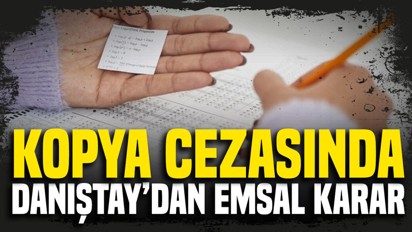 Kopya cezası alan öğrenci hukuk savaşını kazandı